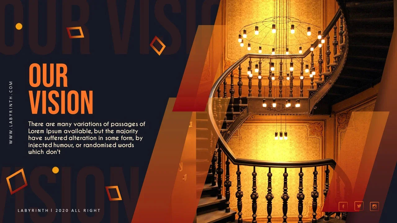 PowerPoint Template - LABYRINTH - Digiloop Store
