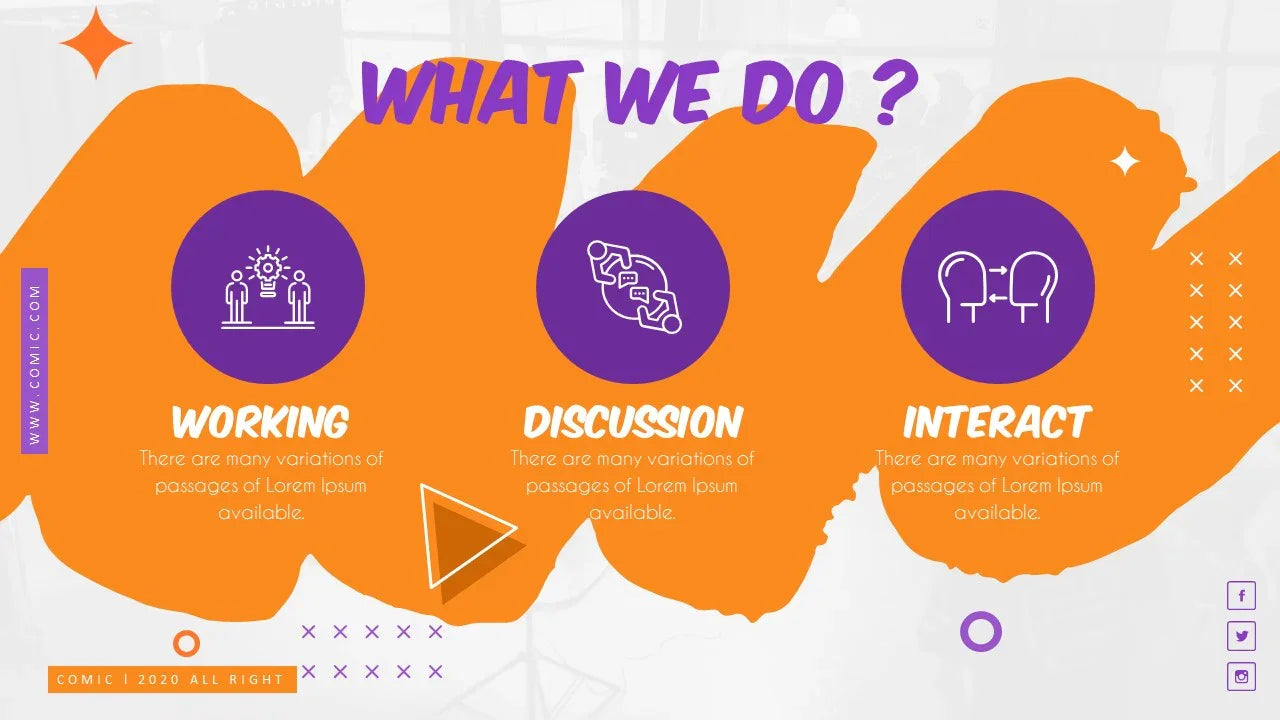 PowerPoint Template - COMIC - Digiloop Store
