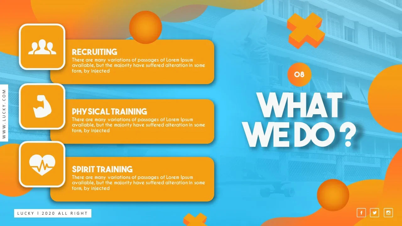 PowerPoint Template - LUCKY - Digiloop Store