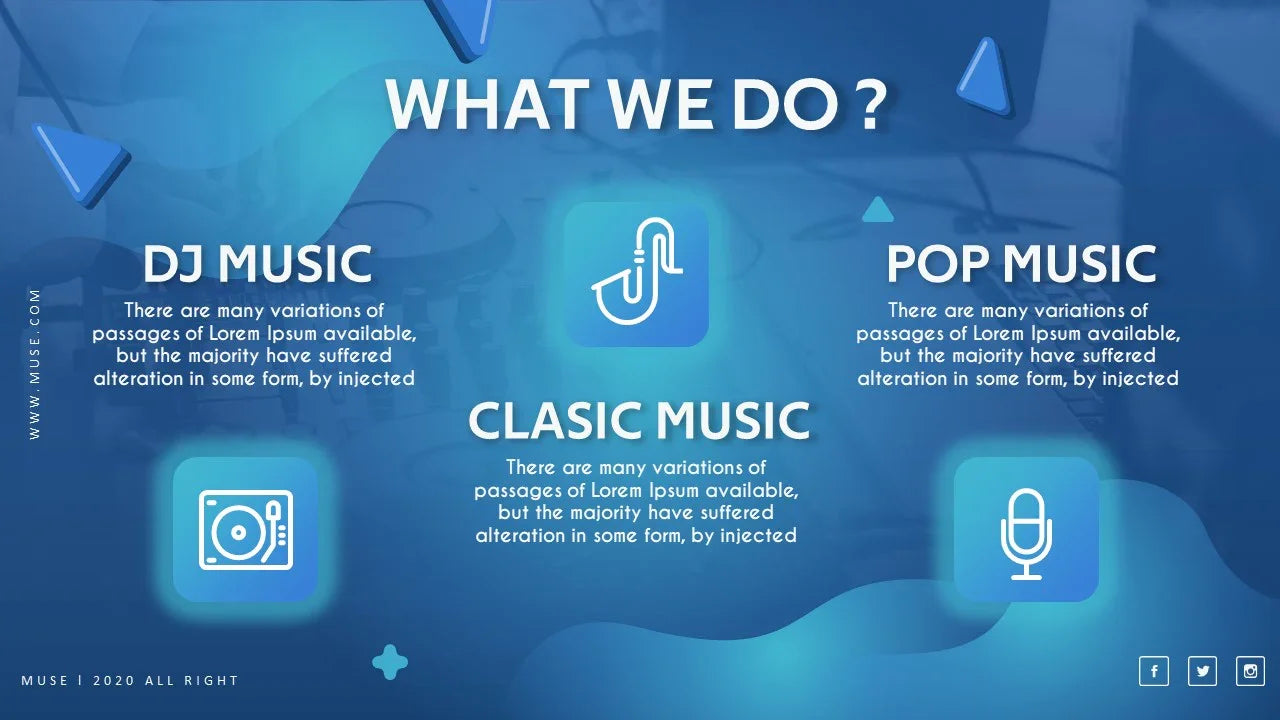 PowerPoint Template - MUSE - Digiloop Store