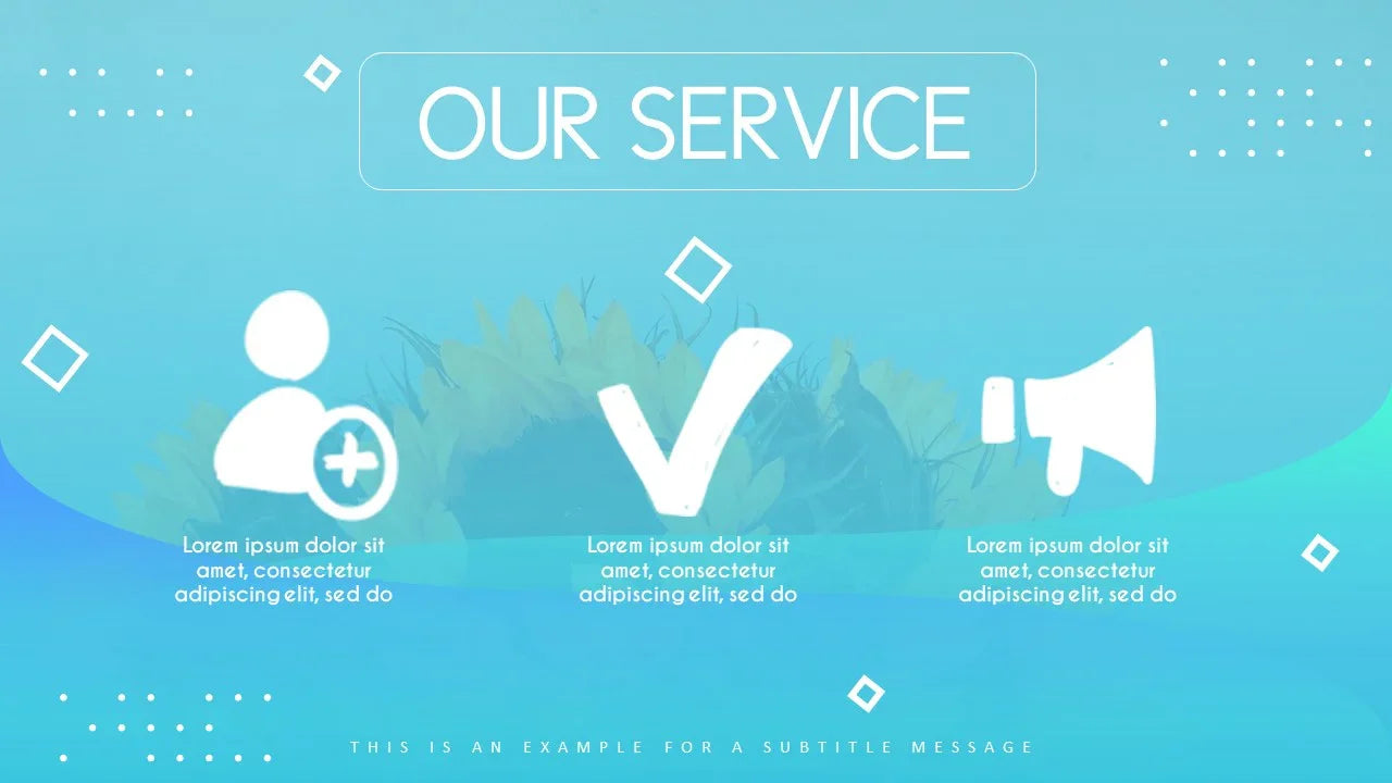 PowerPoint Template - BLUE OCEAN - Digiloop Store