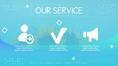 PowerPoint Template - BLUE OCEAN - Digiloop Store