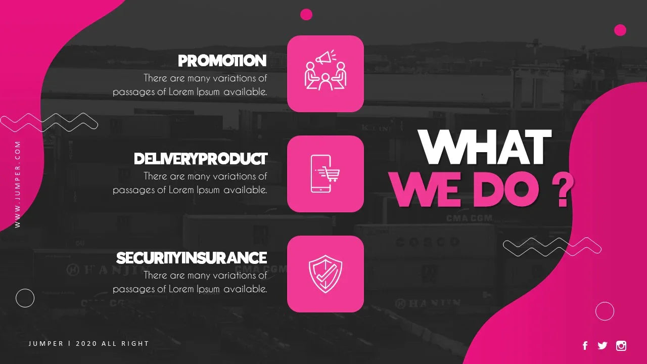 PowerPoint Template - JUMPER - Digiloop Store