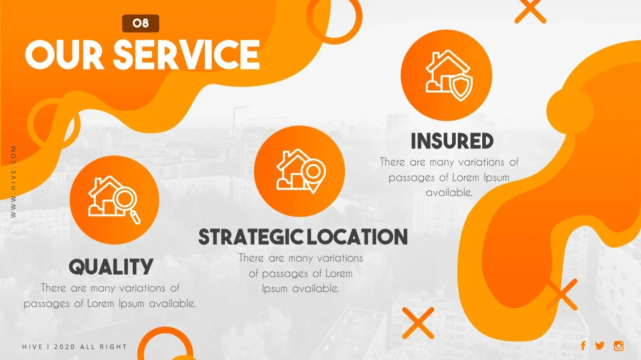 PowerPoint Template - HIVE - Digiloop Store