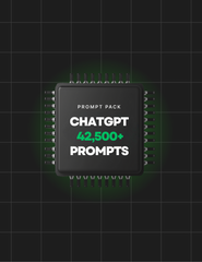 Prompt - 42,500+ ChatGPT - PLR - Digiloop Store