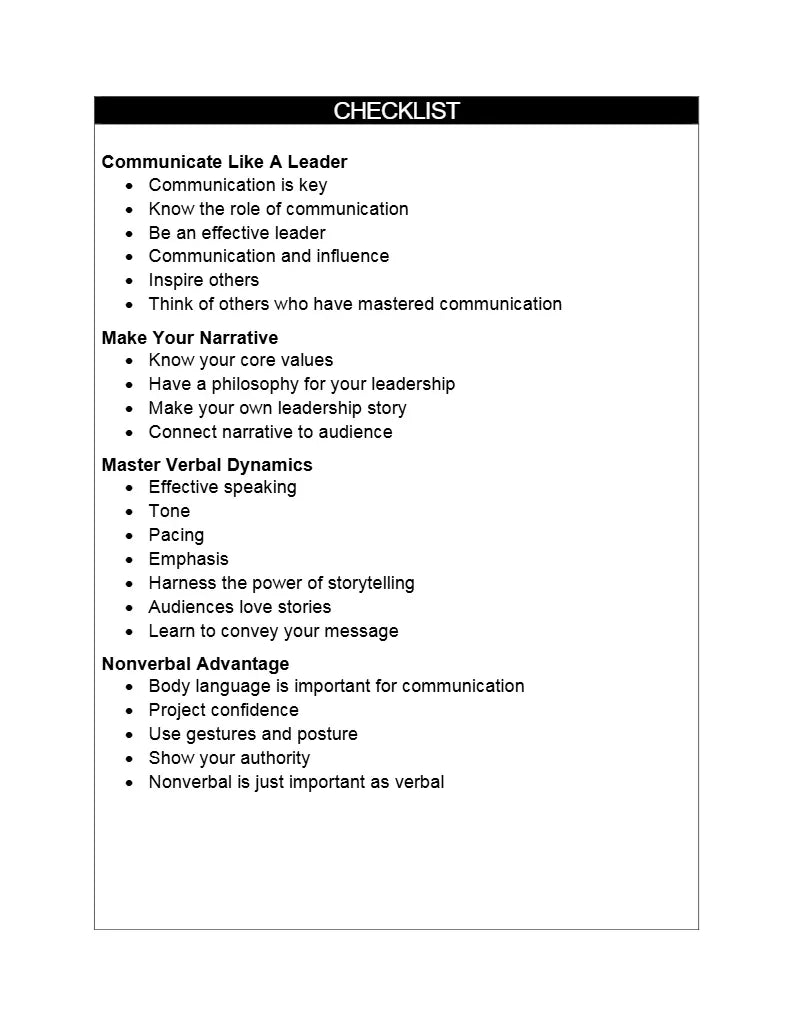 Ebook - Speak Like a Leader - Digiloop Store