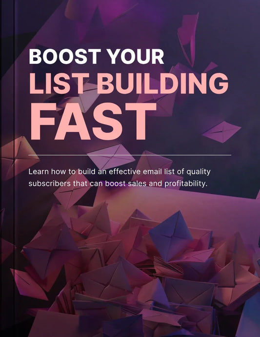 Ebook - Boost Your List Building Fast - Digiloop Store