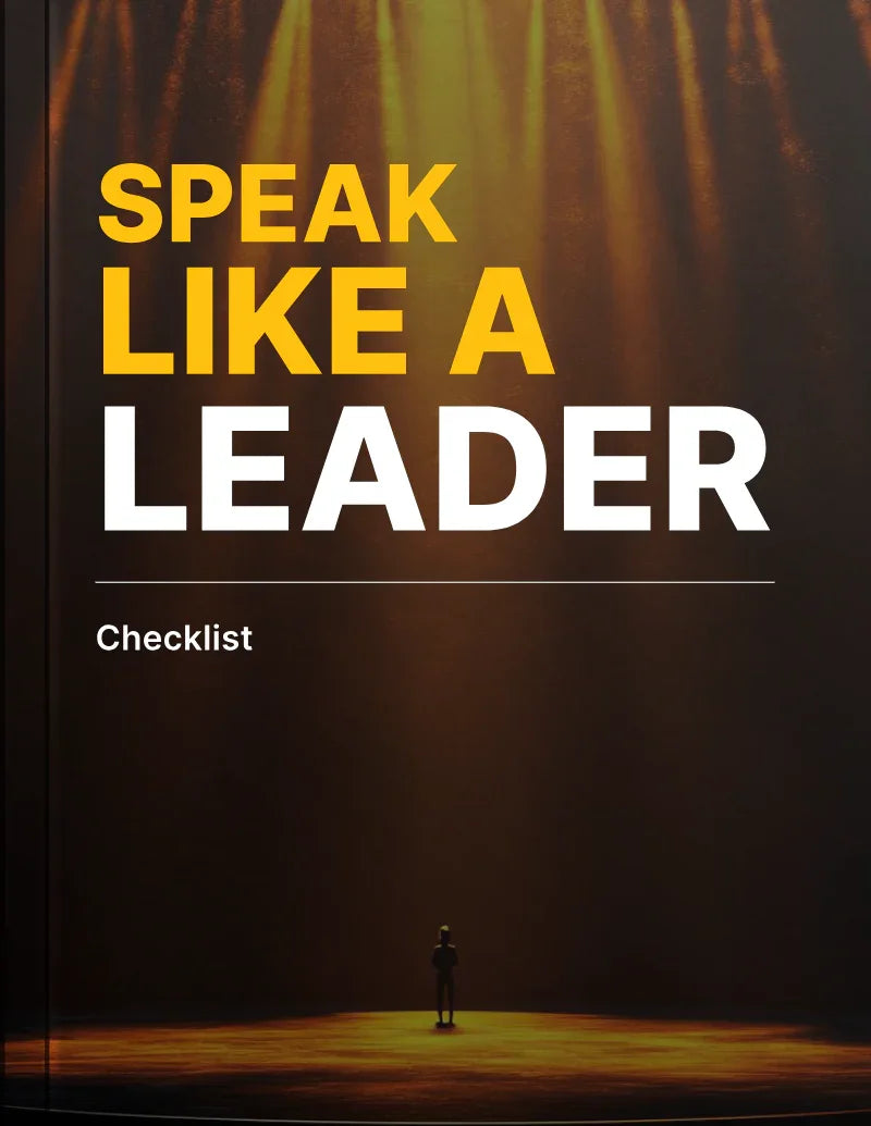 Ebook - Speak Like a Leader - Digiloop Store