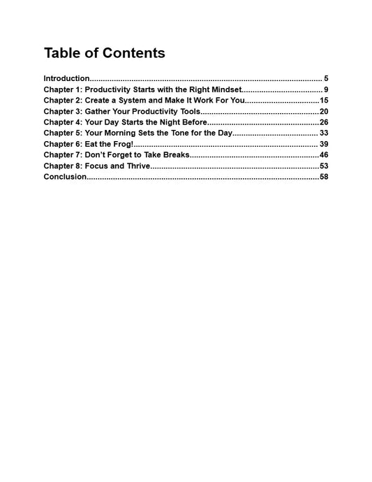 Ebook - Simple Productivity - Digiloop Store