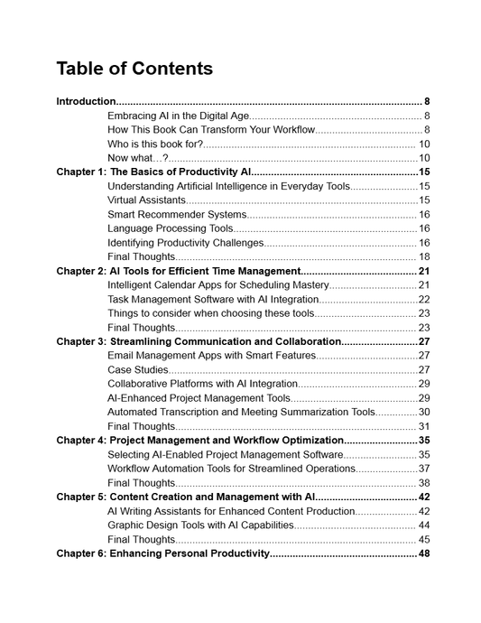 Ebook - AI for Productivity - Digiloop Store
