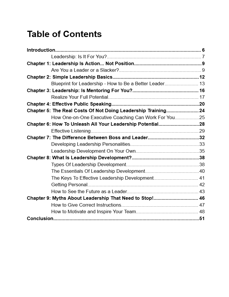 Ebook - Leadership Influence - Digiloop Store