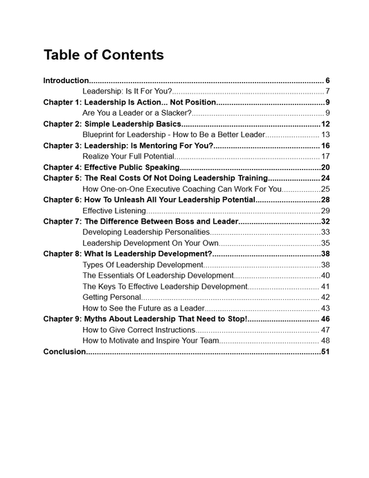 Ebook - Leadership Influence - Digiloop Store