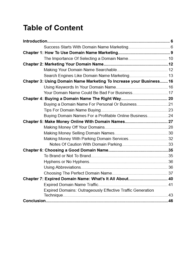 Ebook - Domain Name Marketing - Digiloop Store