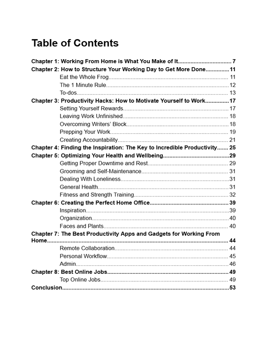 Ebook - Efficient Home Work - Digiloop Store