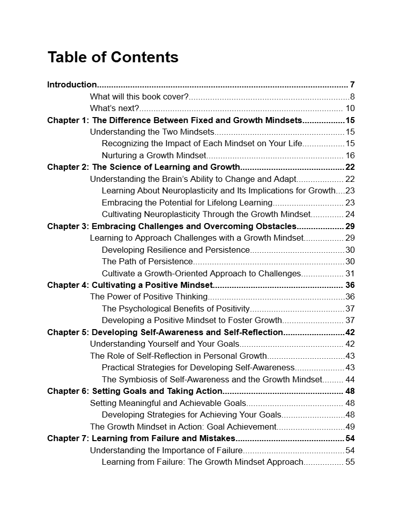 Ebook - The Growth Mindset - Digiloop Store