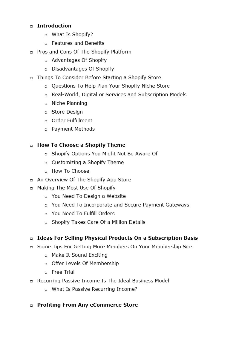 Ebook - Ecommerce With Shopify - Digiloop Store