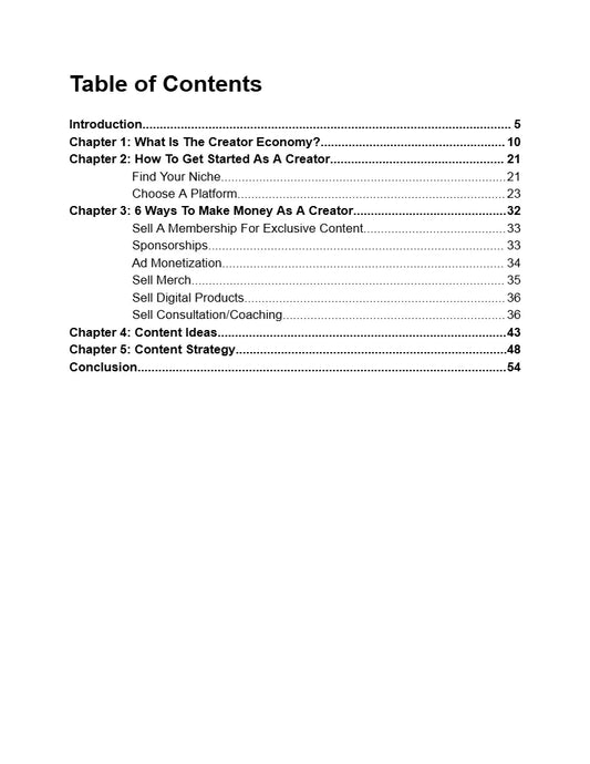 Ebook - The Creator Economy - Digiloop Store