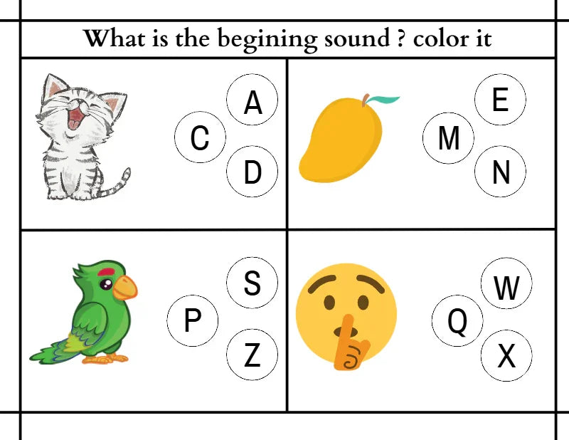 Kids - Alphabet Coloring Book - Digiloop Store