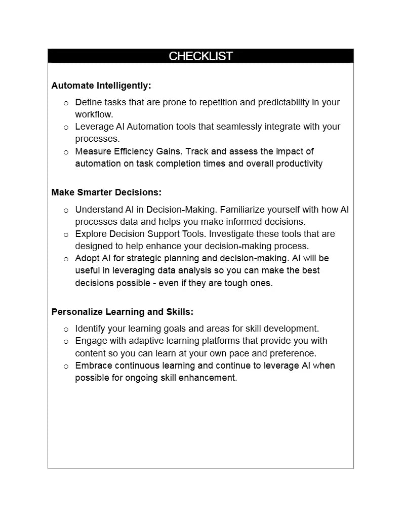 Ebook - AI for Productivity - Digiloop Store