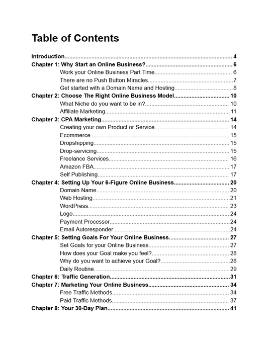 Ebook - Starting 6-Figure Business - Digiloop Store