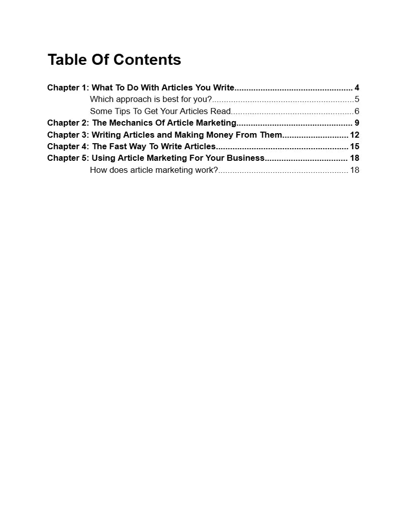 Ebook - Article Marketing Command - Digiloop Store
