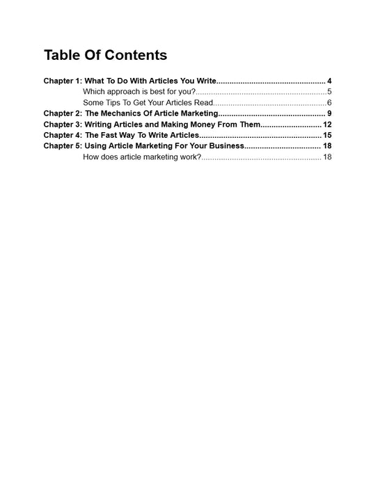 Ebook - Article Marketing Command - Digiloop Store