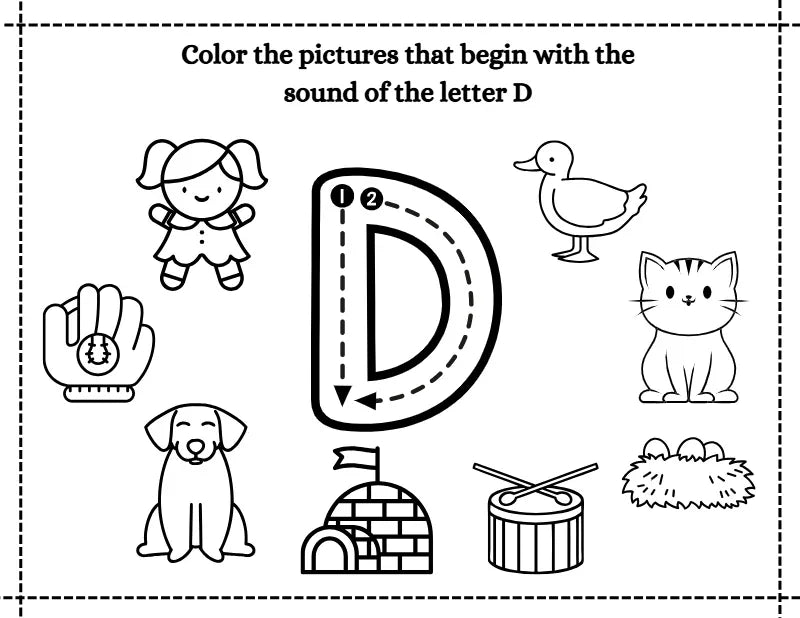 Kids - Alphabet Coloring Book - Digiloop Store