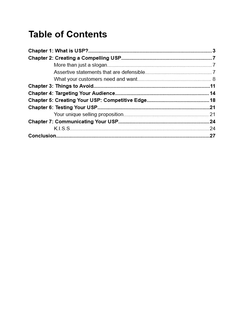 Ebook - Ultimate USP - Digiloop Store