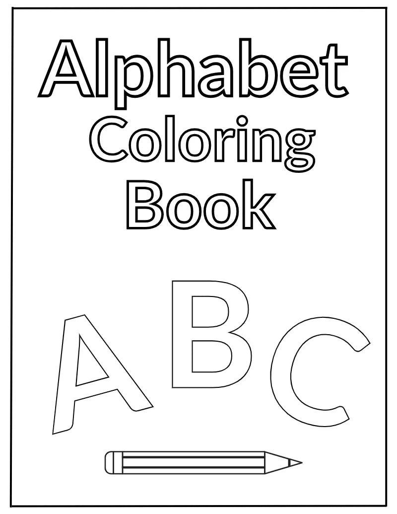 Kids - Alphabet Coloring Book - Digiloop Store