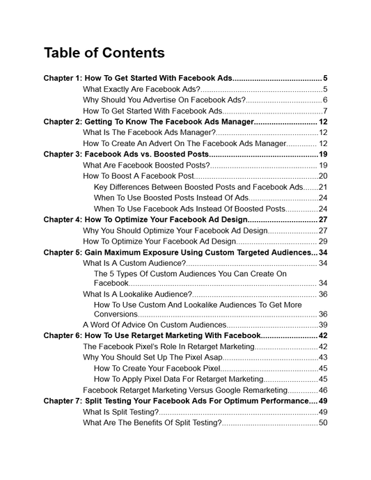 Ebook - Facebook Ad Mastery - Digiloop Store
