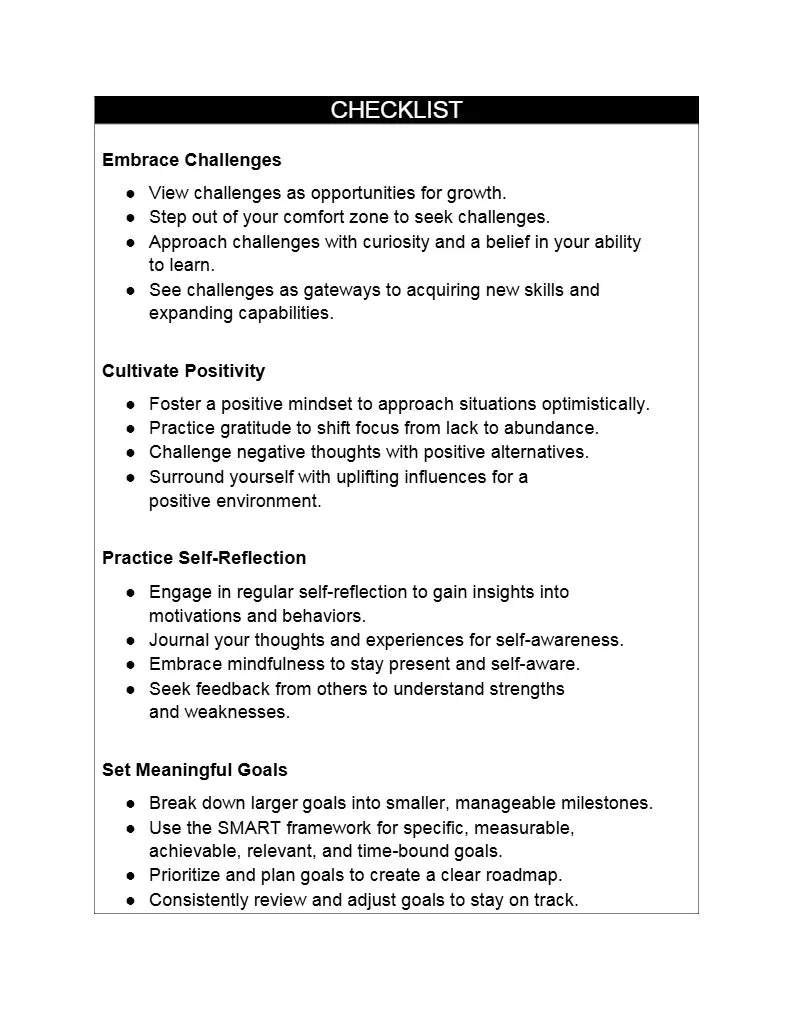 Ebook - The Growth Mindset - Digiloop Store