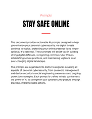 Prompt - Stay Safe Online - Digiloop Store