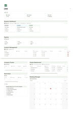 Notion Template - Customer Relationship Management - Digiloop Store