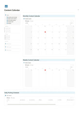 Notion Template - Content Calendar - Digiloop Store