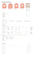 Notion Template - Ultimate Student Planner - Digiloop Store